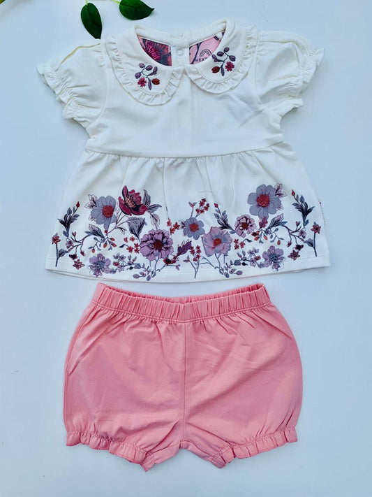 Next Floral Shirt & Short Set