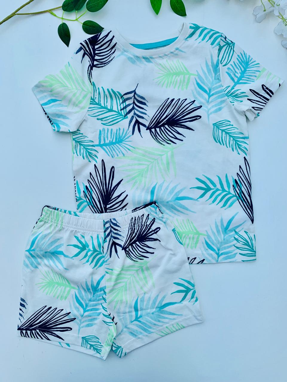 George Tropical Shirt & Shorts Set