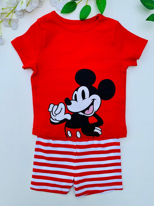 George Mickey Shirt & Short Set