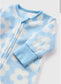 Matalan Fleeced Flower Sleepsuit