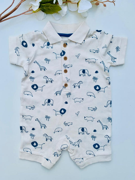 George Safari Animals Romper