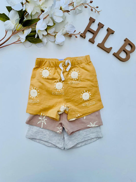 George Pack of 3 Sunshine Shorts