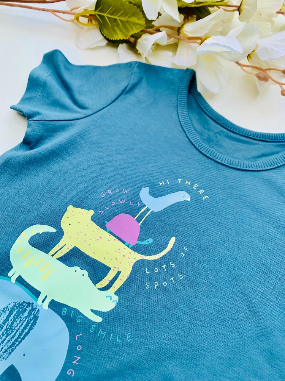 George "Grow Slowly"Shirt & Short Set
