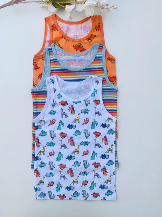 George Pack Of 3 Dino Vests