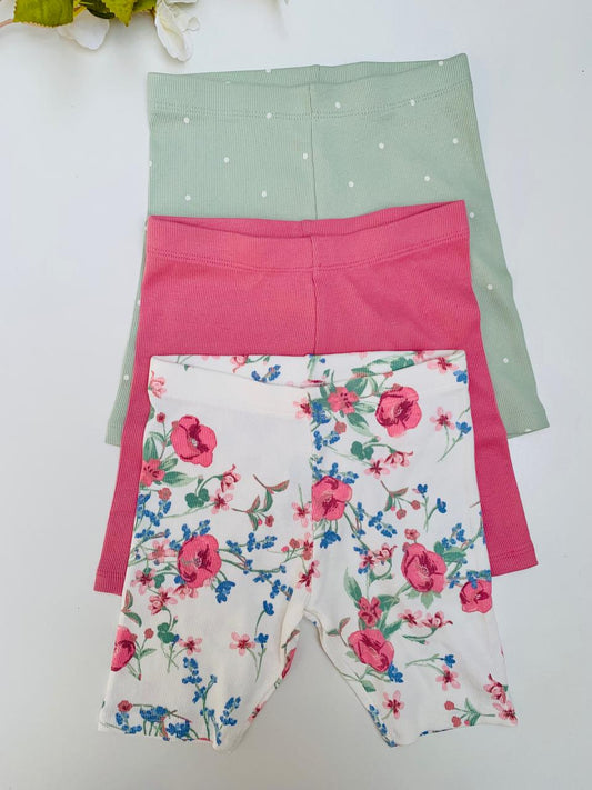George Floral Pack of 3 Cycling Shorts