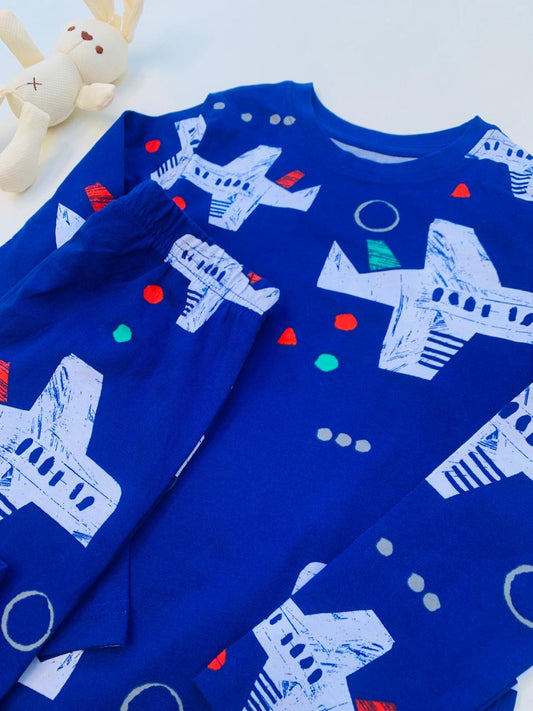 George Aeroplanes print Shirt & Trouser Set