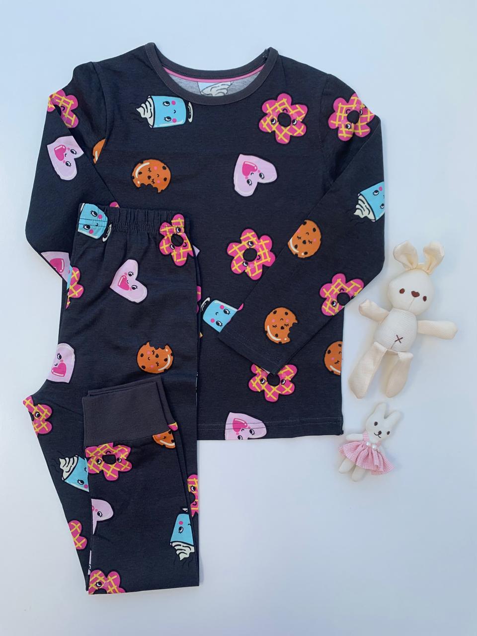 George Small Heart On Black Shirt & Trouser