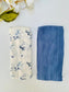 George Pack Of 2 Muslin Squares