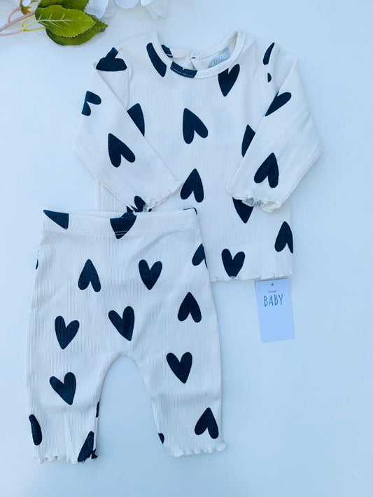 George Hearts Shirt & Trouser Set