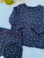 George Ribbed Polka Shirt & Trouser Set