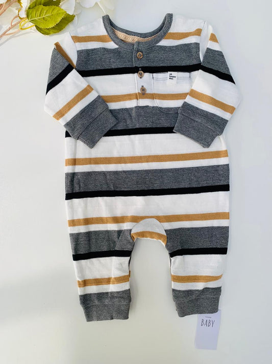 George Buttoned Sleepsuit
