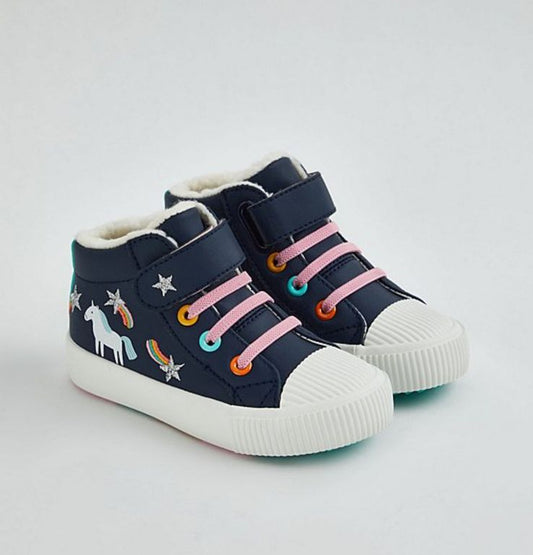 George Unicorn High Top Trainers