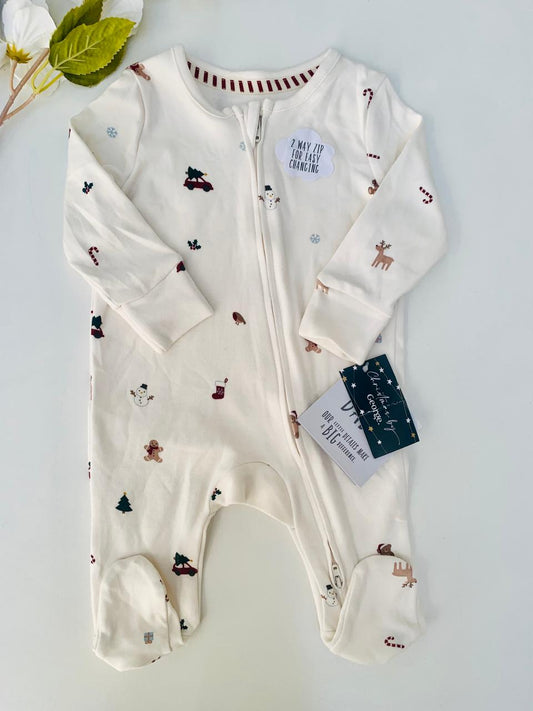 George Zipped Sleepsuit