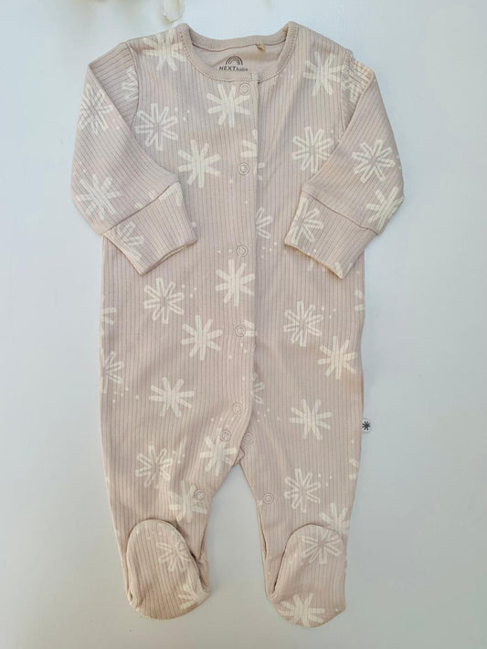 Next Ribbed Sleepsuit