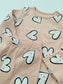 George Hearts print Shirt & Trouser Set