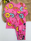 George Small Donuts On Pink Shirt & Trouser