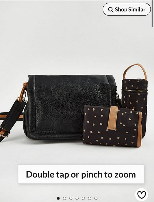 George Leather Baby Bag