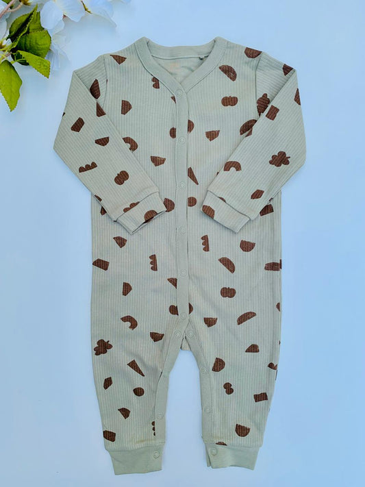 Next Abstract RibbedSleepsuit