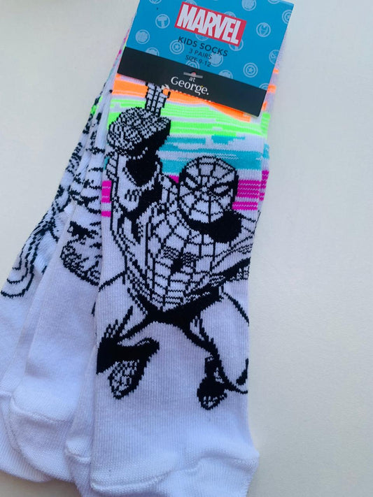 George Pack Of 3 Marvel Socks