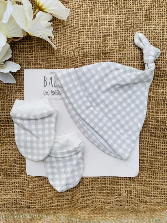 George Cap and Mittens Set