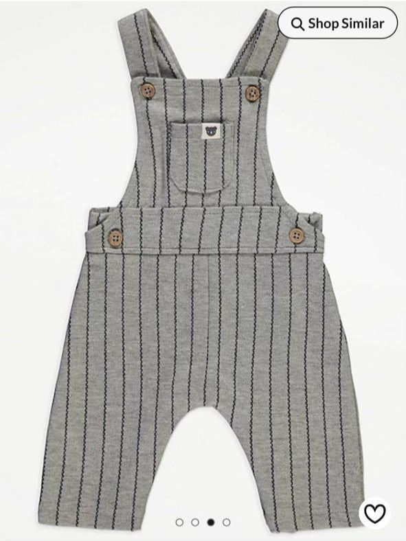 George Dungarees with bodysuit