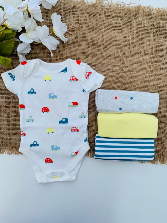 George "Transport" Pack Of 4 Bodysuits