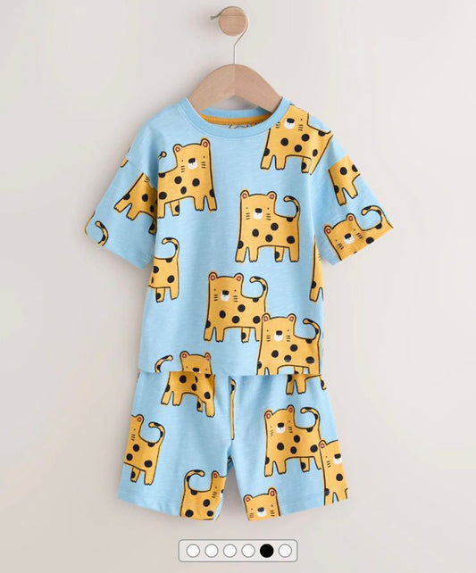 Next Cats Print Shirt & Shorts Set