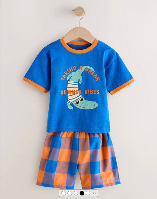 Next "Taking a Break" Shirt & Shorts Set