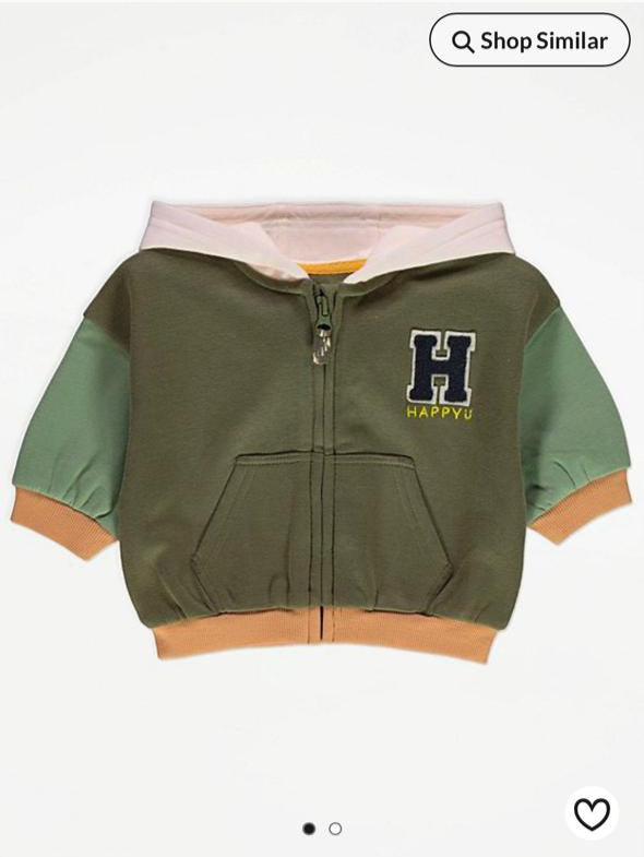 George Oversized Zipped Hoodie