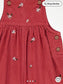 George Embroided Floral Dungarees