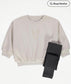 George Appliqued Reindeer Sweatshirt & Tight Set