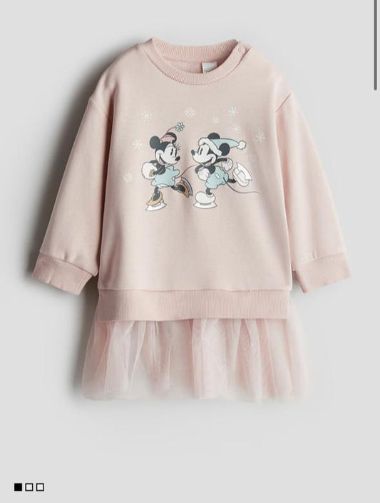 H&M Mickey & Minnie Sweat Frock