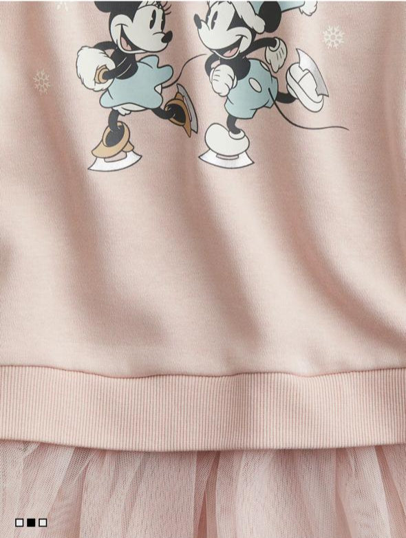H&M Mickey & Minnie Sweat Frock