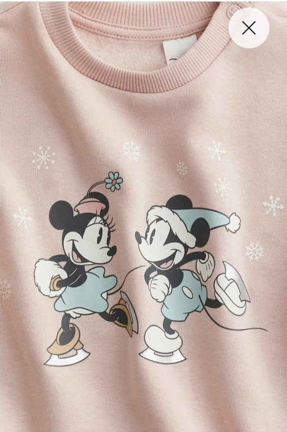 H&M Mickey & Minnie Sweat Frock