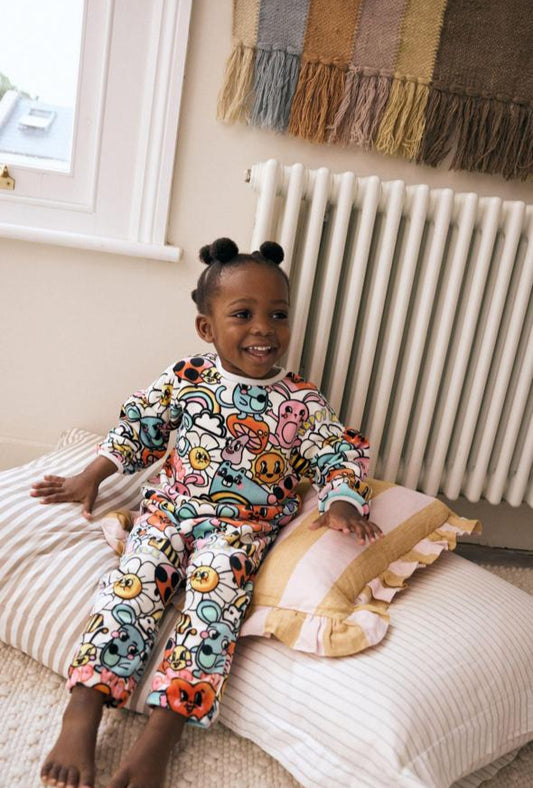 Next Fleeced Shirt & Trouser Set