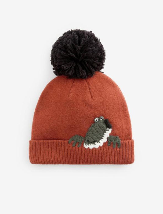 Next Embroided Crab Pom Cap