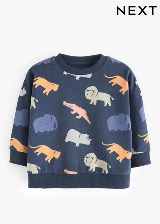 Next Safari animal Sweat Shirt