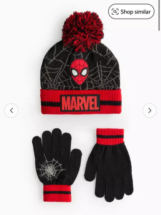 TU Clothing "Marvel" Cap & Gloves