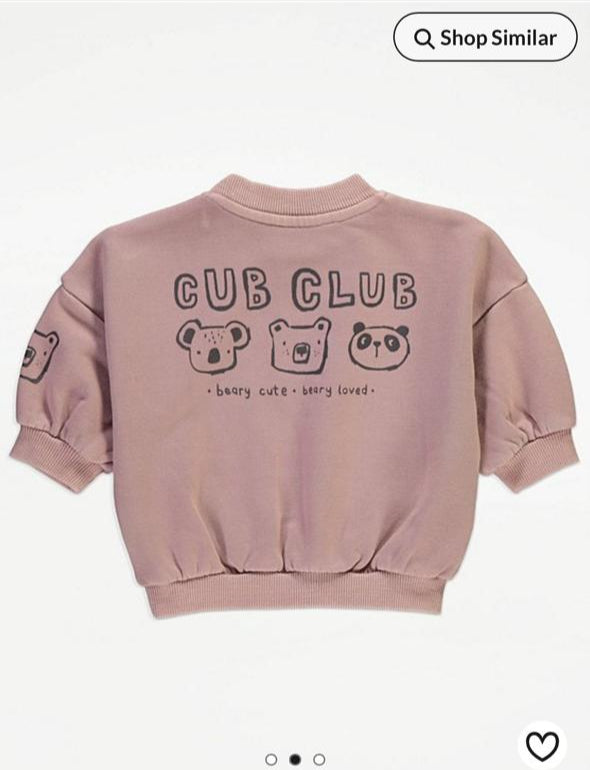 George "Cub Club" Oversized Sweatshirt Set
