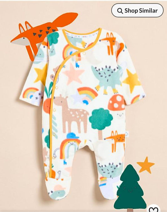 George Fleece  Sleepsuit