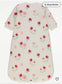 George Printed Red Tulip On Sleeping Bag