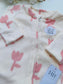 George Tulip Fleeced Sleepsuit