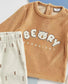 Max Emboriderd Bear Velour Shirt & Trouser