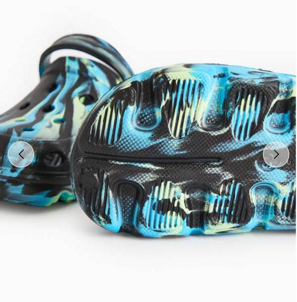 Tu Clothing Blue Marble Clogs