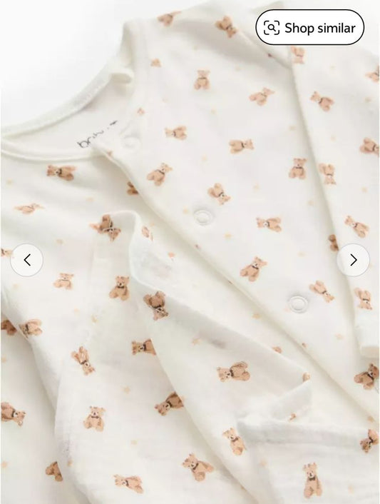 Tu Clothing Bear Print Baby Gift Box