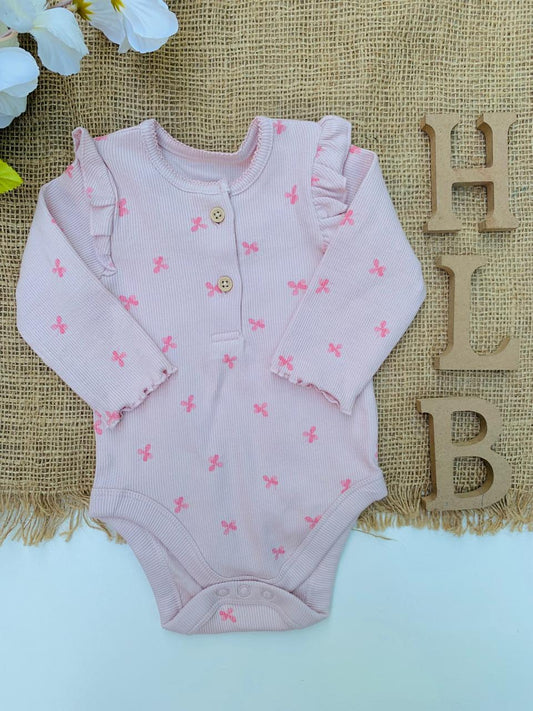 George Floral Ribbed Bodysuit