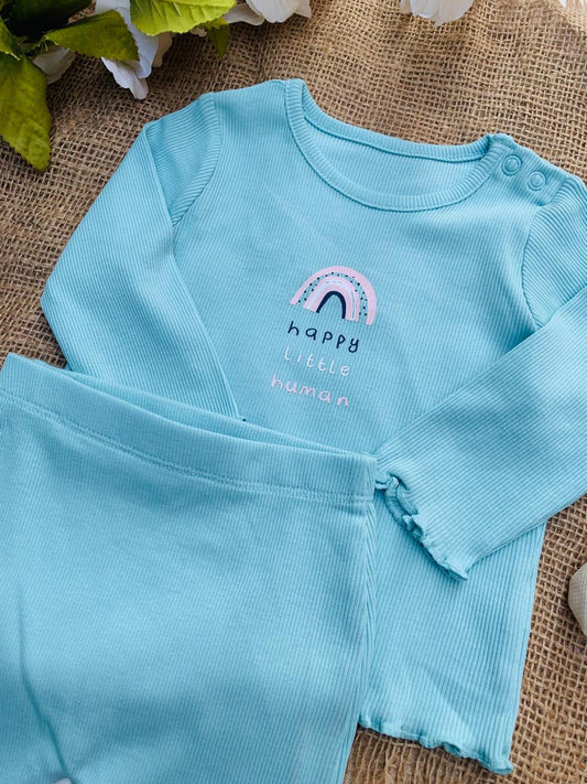 George "Happy Little Human" Shirt & Trouser Set
