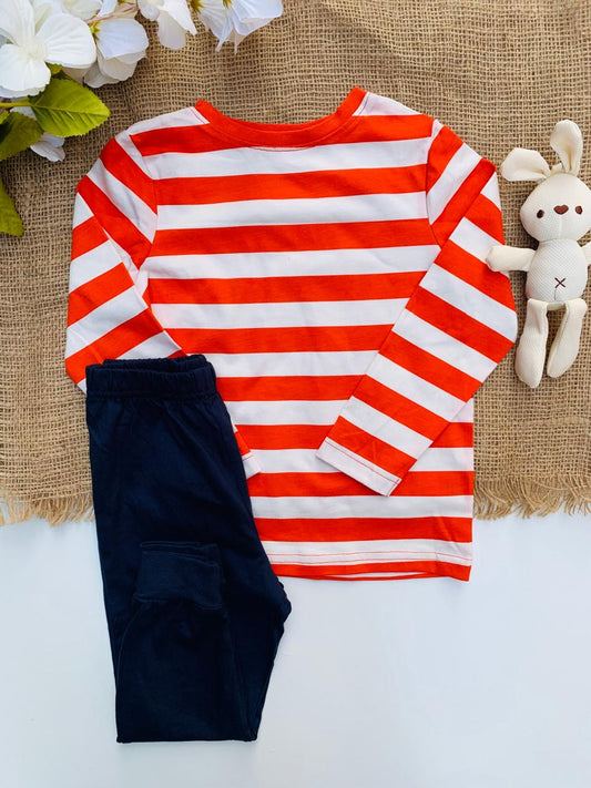 George Stripes Shirt & Trouser Set