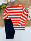 George Stripes Shirt & Trouser Set