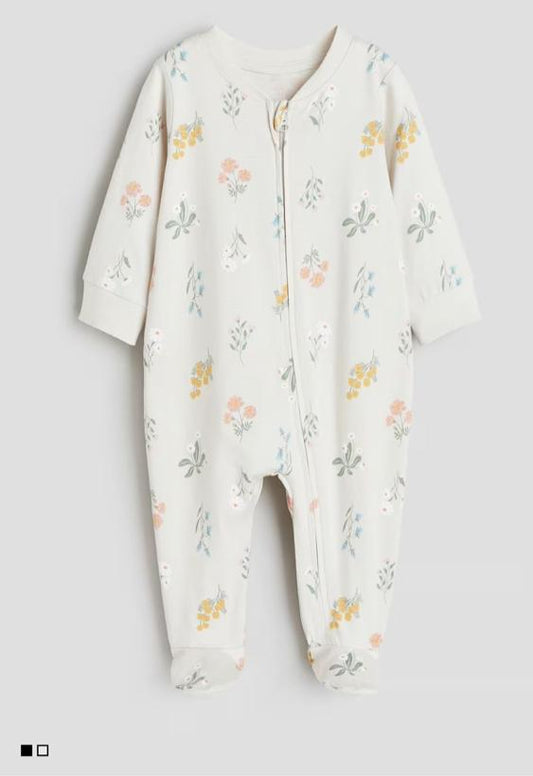 H&M Floral Sleepsuit